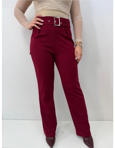 PANTALON PINZA TOLEDO BURDEOS