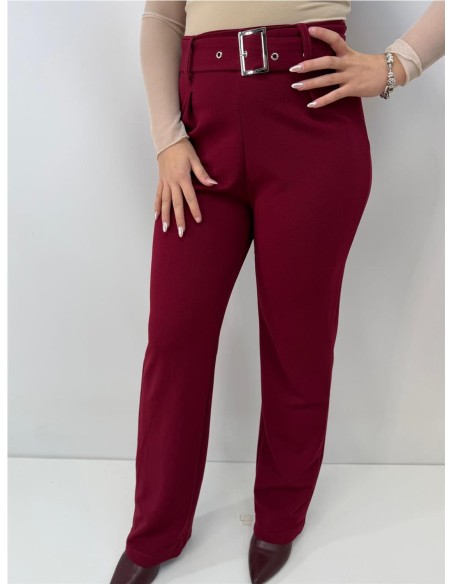 PANTALON PINZA TOLEDO BURDEOS