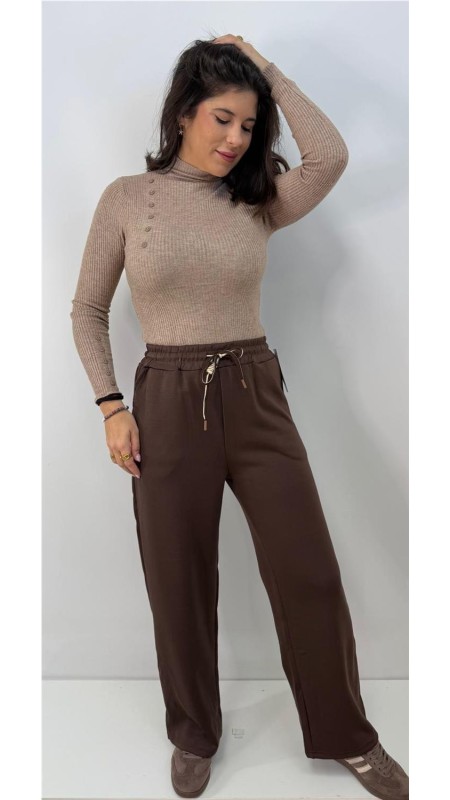 PANTALON GALICIA MARRON 2