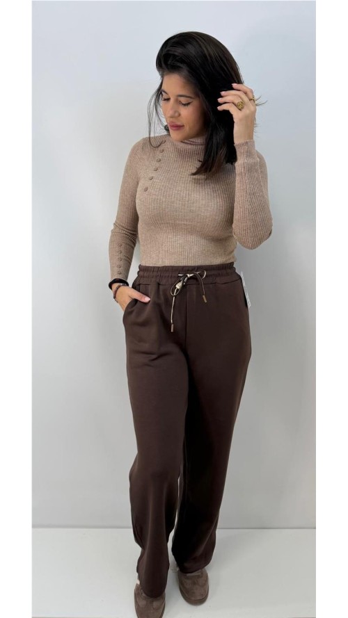 PANTALON GALICIA MARRON