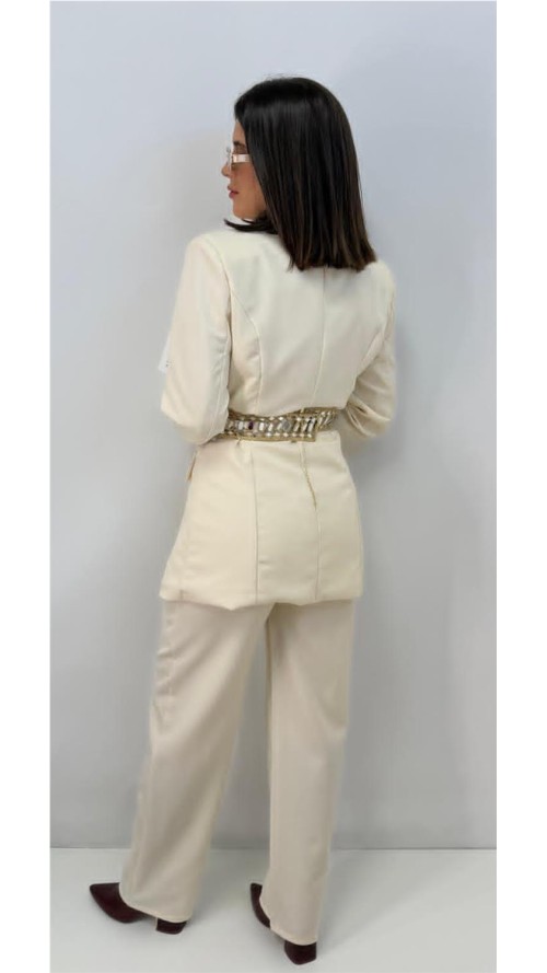 TRAJE CHAQUETA EVELIN BEIG