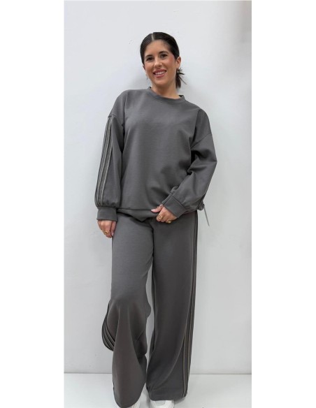 CONJUNTO EVA GRIS
