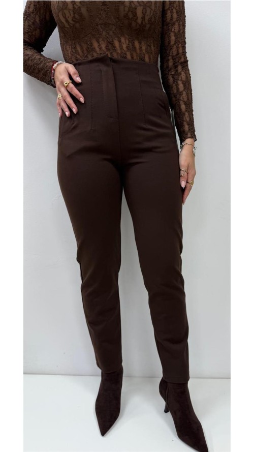 PANTALON CACERES MARRON