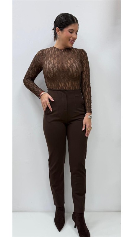 PANTALON CACERES MARRON 2