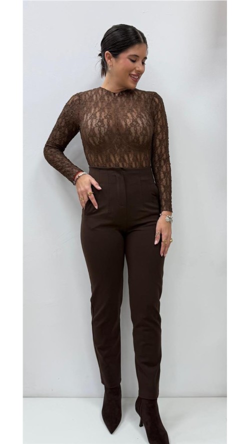 PANTALON CACERES MARRON