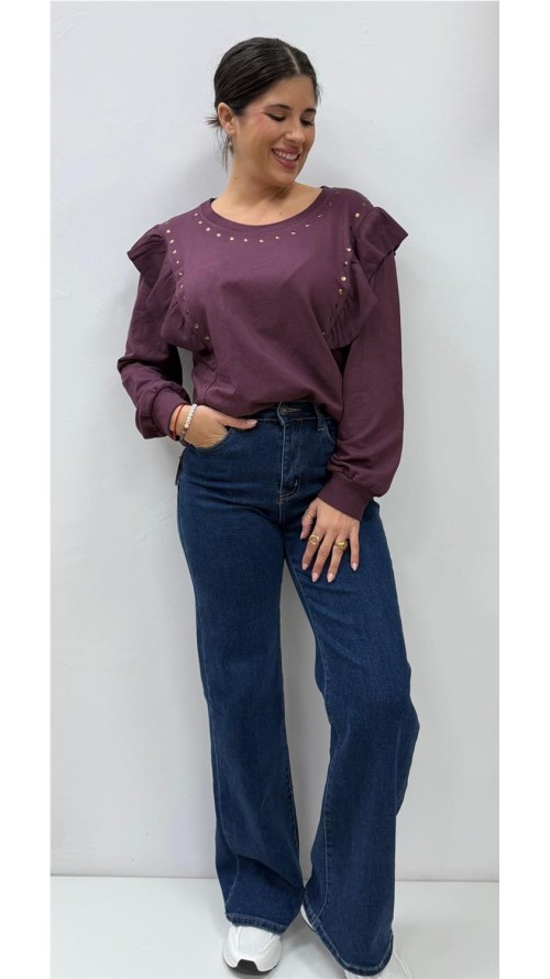 CAMISETA TACHAS BEENJENA