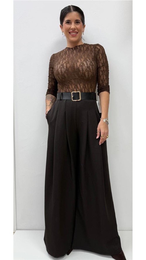 PANTALON DIANA MARRON