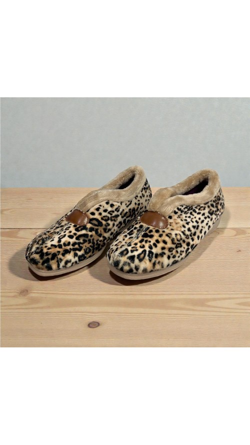 ZAPATILLA CERRADA PRINT CAMEL