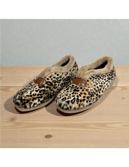 ZAPATILLA CERRADA PRINT CAMEL