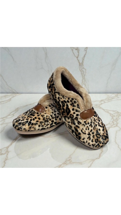 ZAPATILLA CERRADA PRINT CAMEL