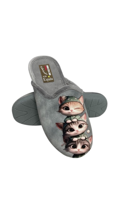 ZAPATILLA SERIGRAFIAS GRIS