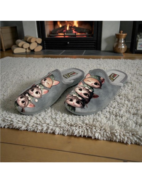 ZAPATILLA SERIGRAFIAS GRIS