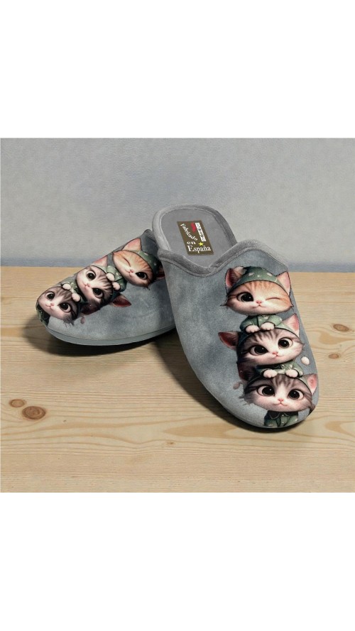 ZAPATILLA SERIGRAFIAS GRIS