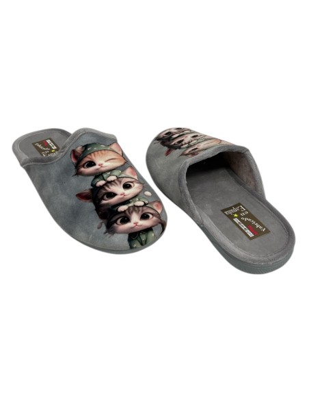 ZAPATILLA SERIGRAFIAS GRIS