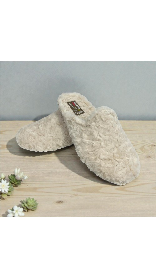 ZAPATILLA PELO SUAVE BEIG