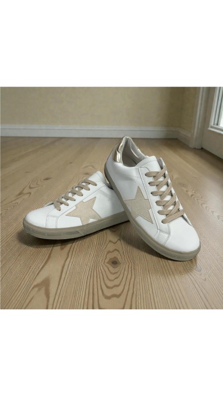 DEPORTIVA GOLD GLITER BEIG 2