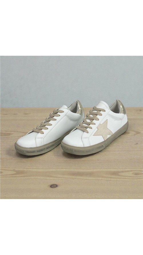 DEPORTIVA GOLD GLITER BEIG