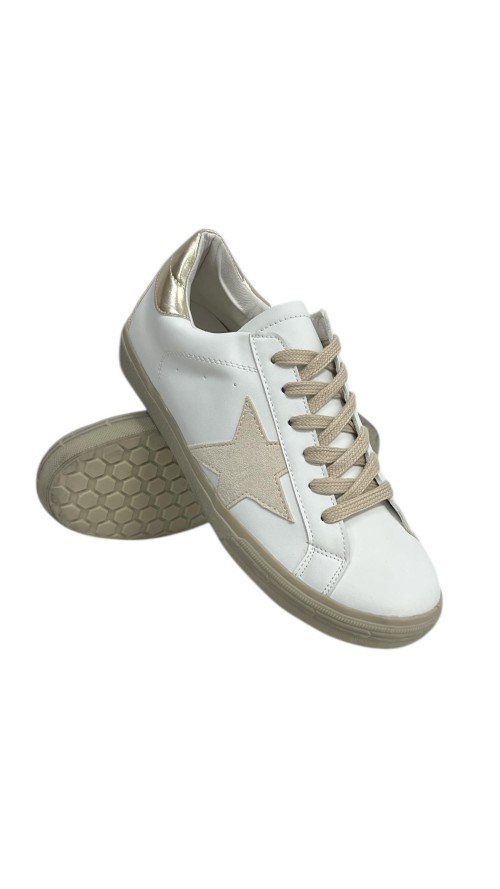 DEPORTIVA GOLD GLITER BEIG