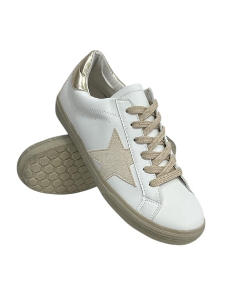 DEPORTIVA GOLD GLITER BEIG