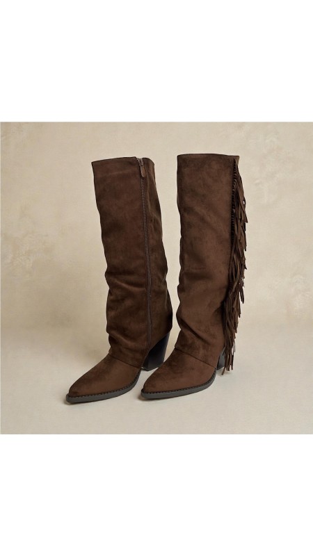 BOTA FLECOS MARRON 2