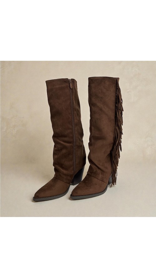 BOTA FLECOS MARRON