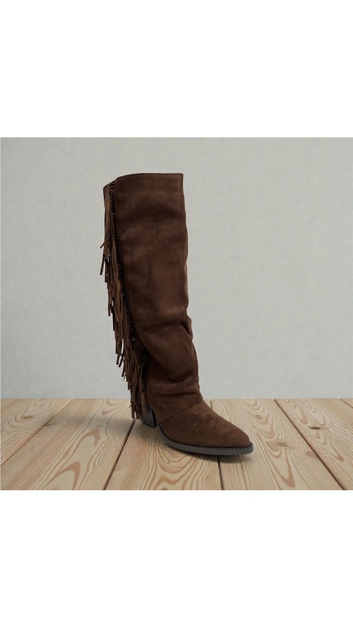 BOTA FLECOS MARRON