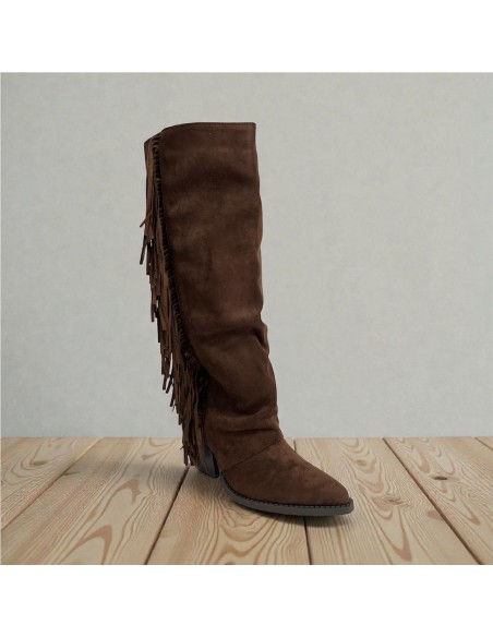 BOTA FLECOS MARRON