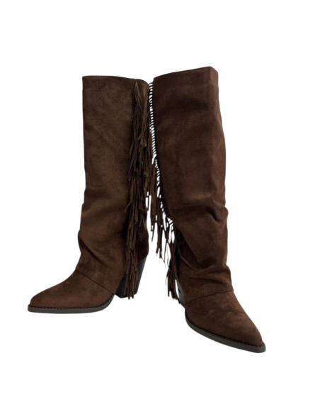 BOTA FLECOS MARRON