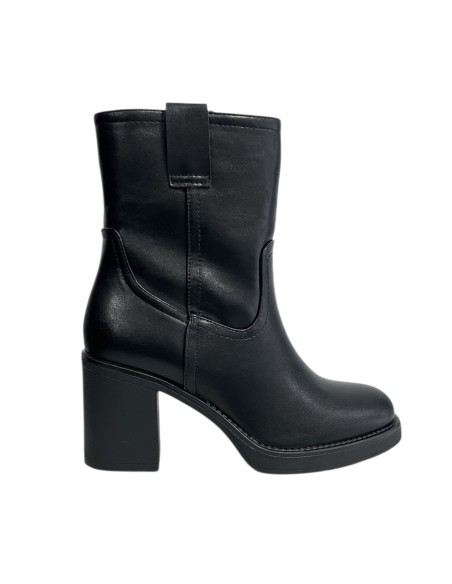 BOTIN NAPA PISO ANCHO NEGRO