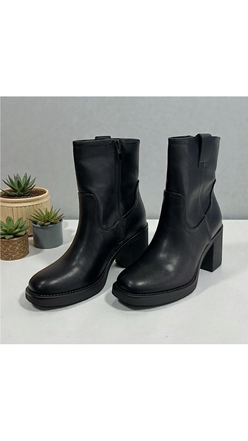 BOTIN NAPA PISO ANCHO NEGRO