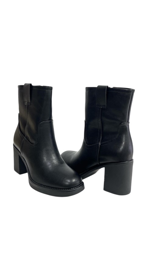 BOTIN NAPA PISO ANCHO NEGRO