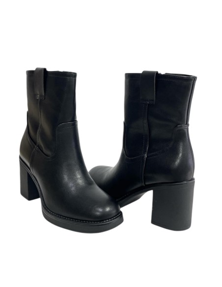 BOTIN NAPA PISO ANCHO NEGRO