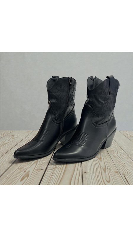 BOTIN COW BOY NEGRO 2