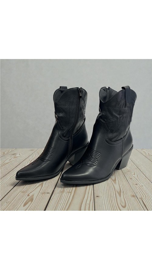 BOTIN COW BOY NEGRO