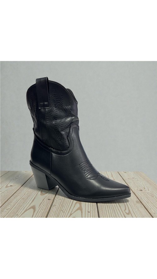 BOTIN COW BOY NEGRO