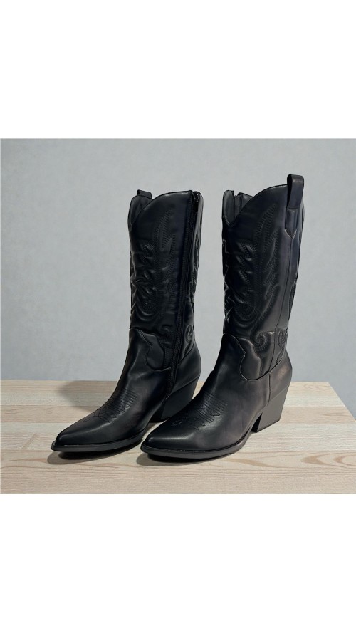 BOTA NAPA COW BOY NEGRO