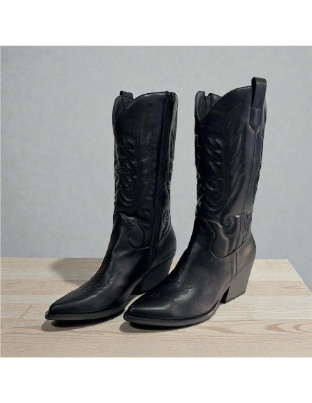 BOTA NAPA COW BOY NEGRO