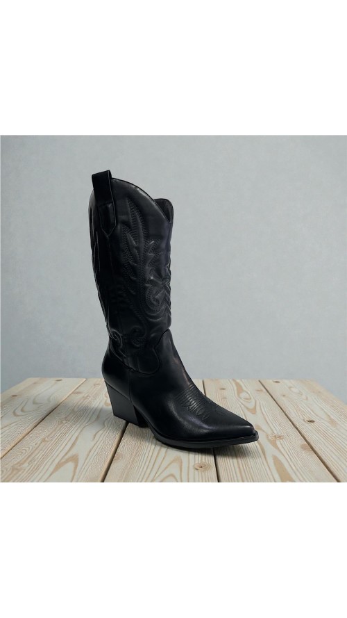 BOTA NAPA COW BOY NEGRO