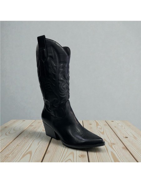 BOTA NAPA COW BOY NEGRO