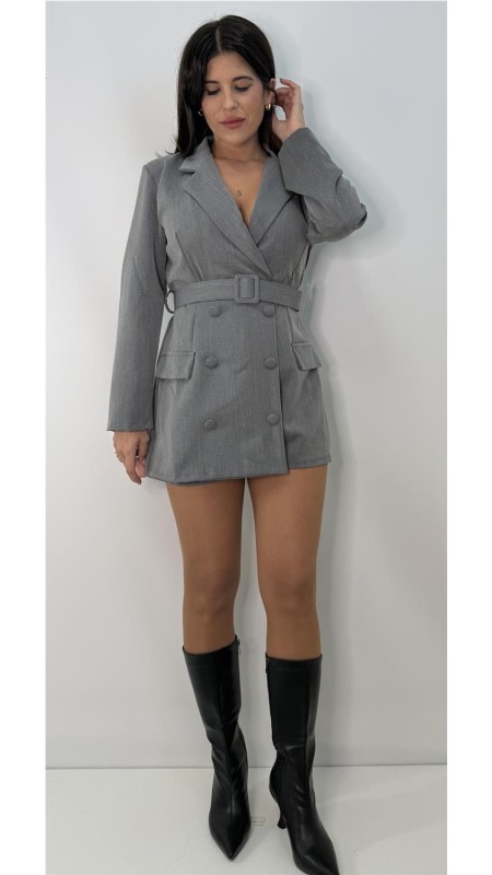 MONO BLAZER GRIS