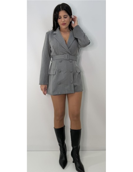 MONO BLAZER GRIS