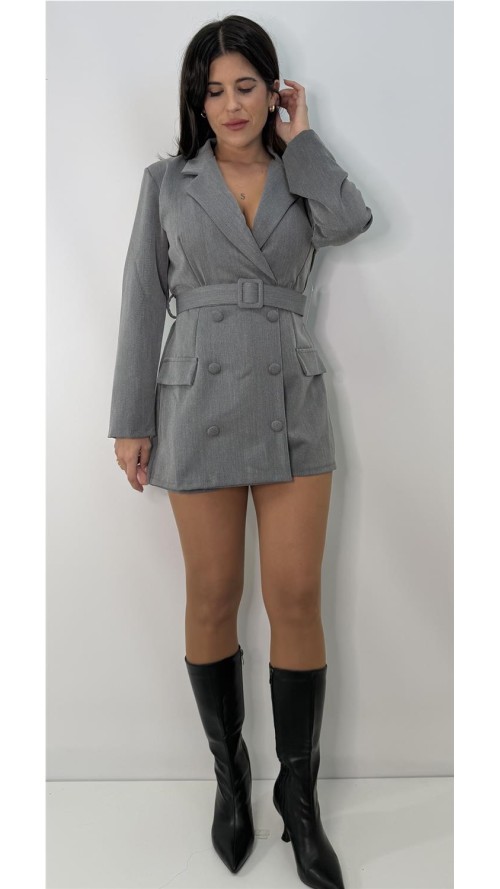 MONO BLAZER GRIS
