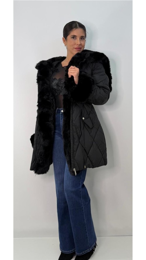 CHAQUETON MILAN NEGRO