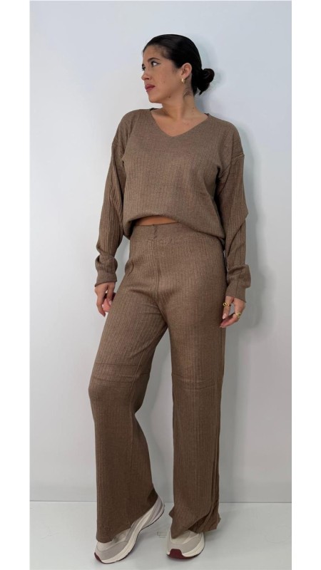 CONJUNTO DIANA MARRON