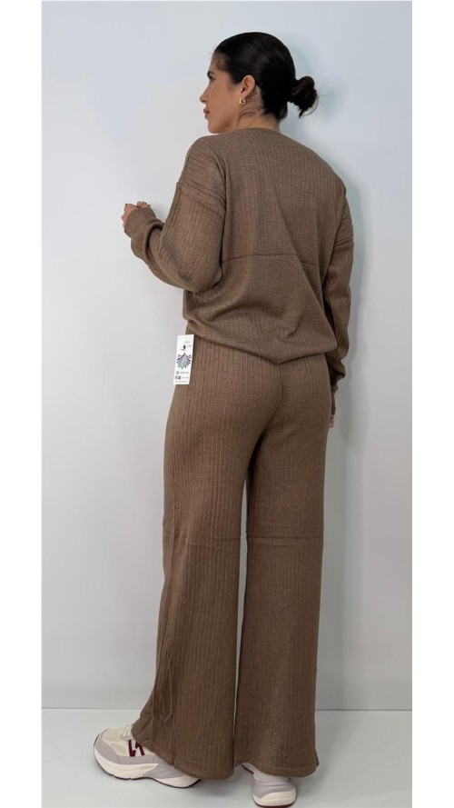 CONJUNTO DIANA MARRON