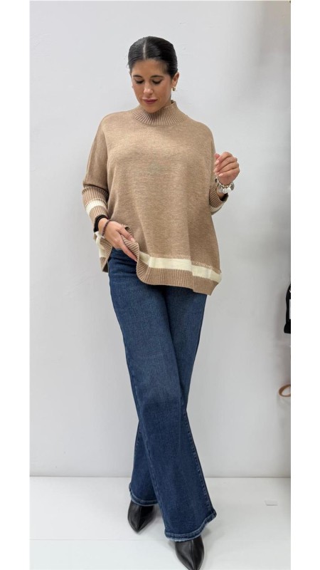 MAXI JERSEY BRILLO CAMEL 2