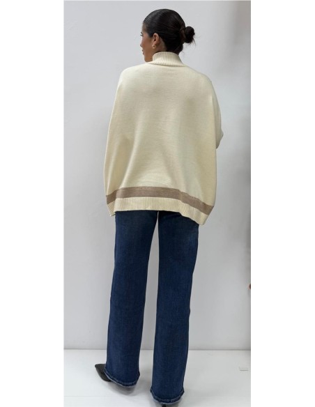 MAXI JERSEY BRILLO BEIG