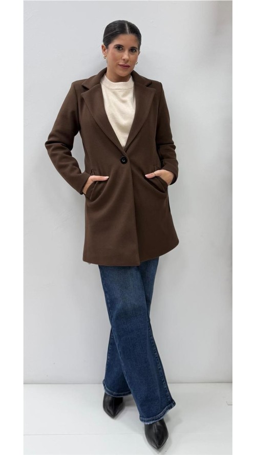 ABRIGO ZAMORA MARRON