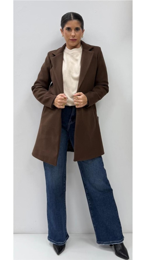 ABRIGO ZAMORA MARRON