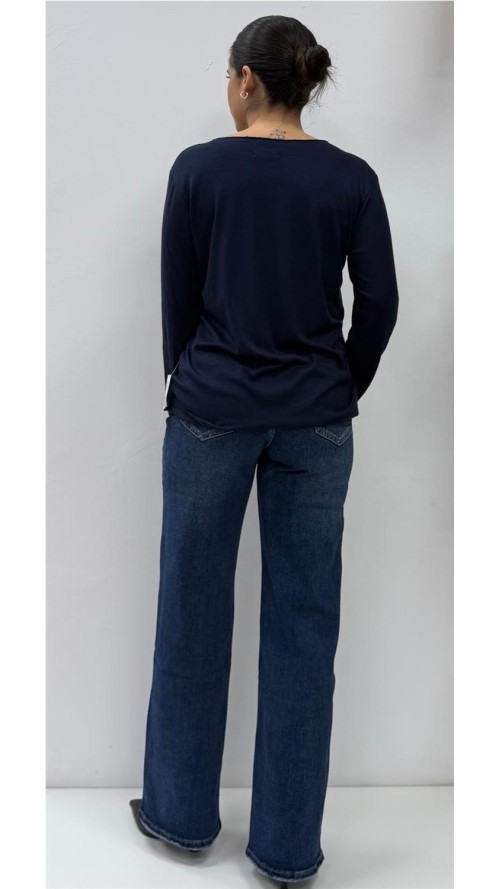 JERSEY 3 CORAZONES MARINO